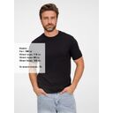 Футболка унисекс T-Bolka 180, черная, размер XL