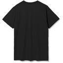 Футболка унисекс T-Bolka 180, черная, размер XXL