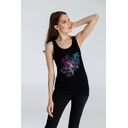 Майка женская Vibrance, черная, размер S