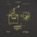 Футболка приталенная Old Patents. Coffee Mill, черный меланж, размер S