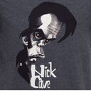 Футболка «Меламед. Nick Cave», темно-синий меланж, размер XXL