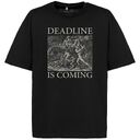 Футболка оверсайз Deadline, черная, размер M/L