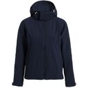 Куртка женская Hooded Softshell темно-синяя, размер L