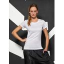 Футболка женская Sublimation белая, размер XXL