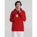 Толстовка с капюшоном унисекс Hoodie, красная, размер S