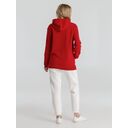 Толстовка с капюшоном унисекс Hoodie, красная, размер S