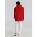 Толстовка с капюшоном унисекс Hoodie, красная, размер XS