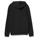 Толстовка с капюшоном унисекс Hoodie, черная, размер 4XL
