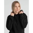 Толстовка с капюшоном унисекс Hoodie, черная, размер XS