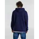 Толстовка с капюшоном унисекс Hoodie, темно-синяя, размер S