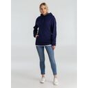 Толстовка с капюшоном унисекс Hoodie, темно-синяя, размер 4XL