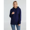 Толстовка с капюшоном унисекс Hoodie, темно-синяя, размер XS