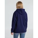 Толстовка с капюшоном унисекс Hoodie, темно-синяя, размер XS