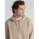 Толстовка с капюшоном унисекс Hoodie, бежевая, размер XS
