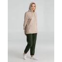 Толстовка с капюшоном унисекс Hoodie, бежевая, размер XS