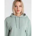 Толстовка с капюшоном унисекс Hoodie, серо-зеленая, размер S