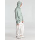 Толстовка с капюшоном унисекс Hoodie, серо-зеленая, размер S