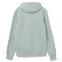 Толстовка с капюшоном унисекс Hoodie, серо-зеленая, размер XXL