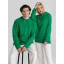 Толстовка с капюшоном унисекс Hoodie, зеленая, размер XXL