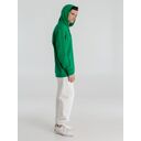 Толстовка с капюшоном унисекс Hoodie, зеленая, размер XS