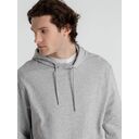 Толстовка с капюшоном унисекс Hoodie, серый меланж, размер S
