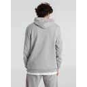 Толстовка с капюшоном унисекс Hoodie, серый меланж, размер XS