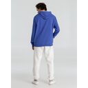 Толстовка с капюшоном унисекс Hoodie, ярко-синий меланж, размер 3XL