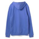 Толстовка с капюшоном унисекс Hoodie, ярко-синий меланж, размер XS