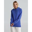 Толстовка с капюшоном унисекс Hoodie, ярко-синий меланж, размер XS