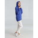 Толстовка с капюшоном унисекс Hoodie, ярко-синий меланж, размер XS