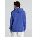 Толстовка с капюшоном унисекс Hoodie, ярко-синий меланж, размер XS