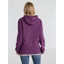 Толстовка с капюшоном унисекс Hoodie, фиолетовый меланж, размер S