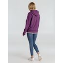 Толстовка с капюшоном унисекс Hoodie, фиолетовый меланж, размер S