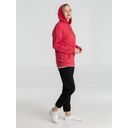 Толстовка с капюшоном унисекс Hoodie, красный меланж, размер XL