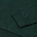 Толстовка с капюшоном унисекс Hoodie, темно-зеленый меланж, размер XS