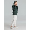 Толстовка с капюшоном унисекс Hoodie, темно-зеленый меланж, размер XS