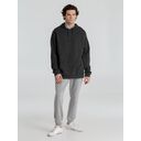 Толстовка с капюшоном унисекс Hoodie, серый меланж (антрацит), размер S