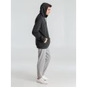 Толстовка с капюшоном унисекс Hoodie, серый меланж (антрацит), размер S