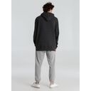Толстовка с капюшоном унисекс Hoodie, серый меланж (антрацит), размер S