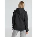 Толстовка с капюшоном унисекс Hoodie, серый меланж (антрацит), размер XS
