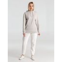 Толстовка с капюшоном унисекс Hoodie, дымчато-серая, размер XXL
