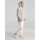 Толстовка с капюшоном унисекс Hoodie, дымчато-серая, размер XS