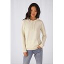 Толстовка с капюшоном женская Hoodie, белая, размер XL