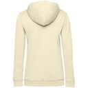 Толстовка с капюшоном женская Hoodie, светло-желтая, размер XXL
