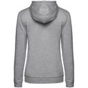 Толстовка с капюшоном женская Hoodie, серый меланж, размер XS