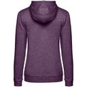 Толстовка с капюшоном женская Hoodie, фиолетовый меланж, размер L