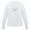 Толстовка женская Hooded Full Zip белая, размер XS
