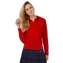 Толстовка женская Hooded Full Zip ярко-синяя, размер L