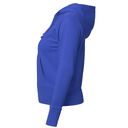 Толстовка женская Hooded Full Zip ярко-синяя, размер M