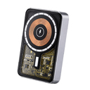 Магнитный внешний аккумулятор Proton с беспроводной зарядкой (15W), 10000 Mah, графитовый